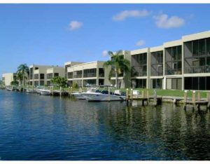 Pompano Beach Real Estate Waterfront Townhome For Sale Docks